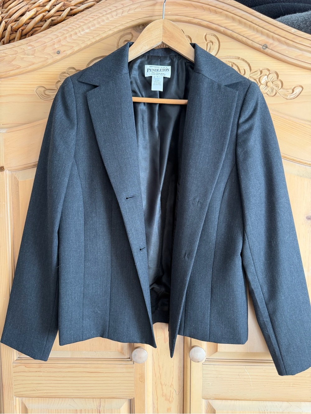 Pendleton Women's Dark Gray Tailored Blazer